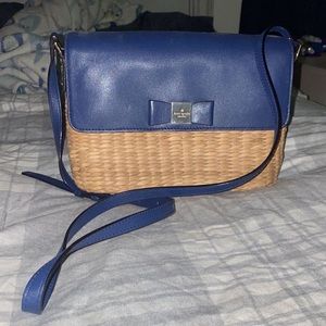 Authentic Kate Spade woven crossbody